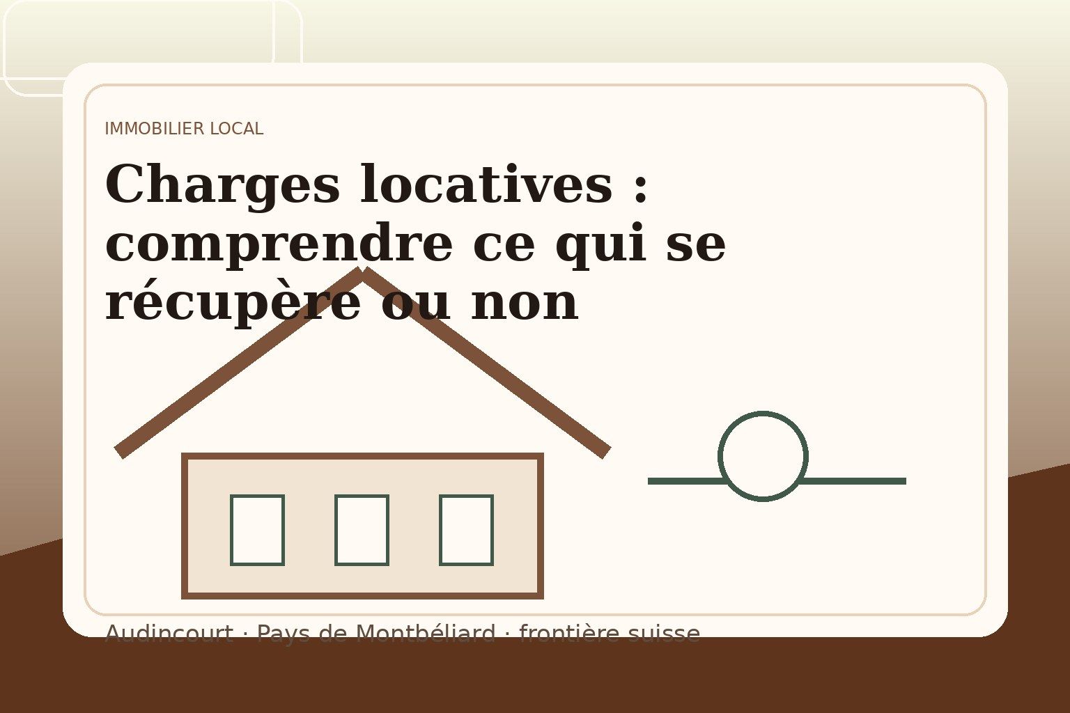 Charges locatives : comprendre ce qui se récupère ou non