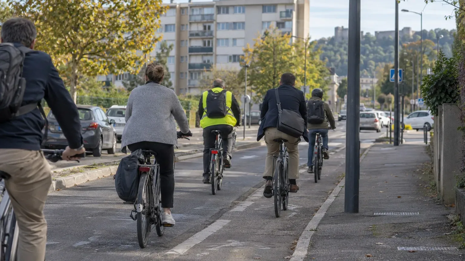 55 176 km à vélo pour aller travailler : le Pays de Montbéliard dépasse nettement son bilan de 2025