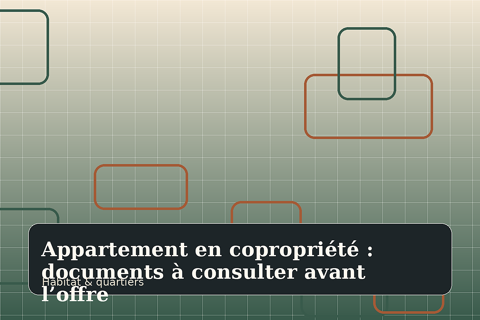 Appartement en copropriété : documents à consulter avant l’offre