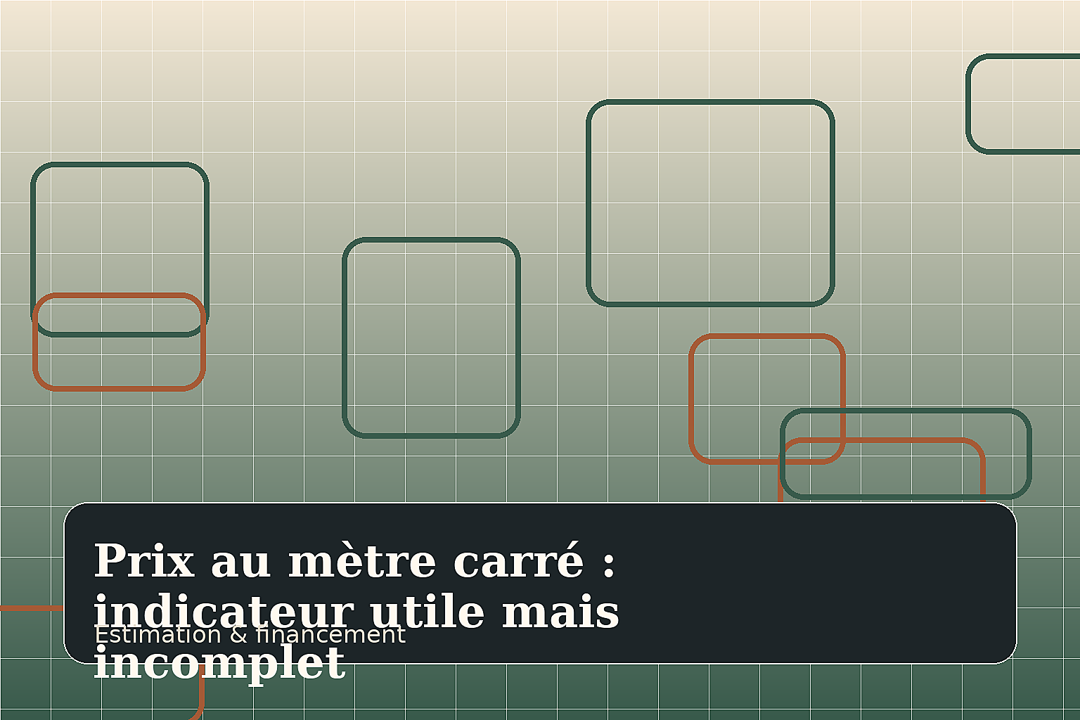 Prix au mètre carré : indicateur utile mais incomplet