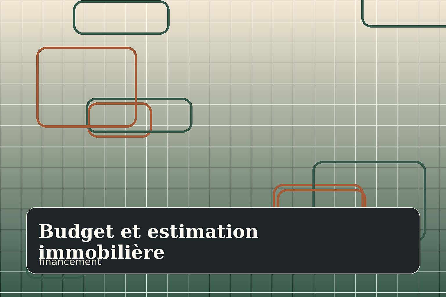 Plan de financement immobilier et carnet de notes