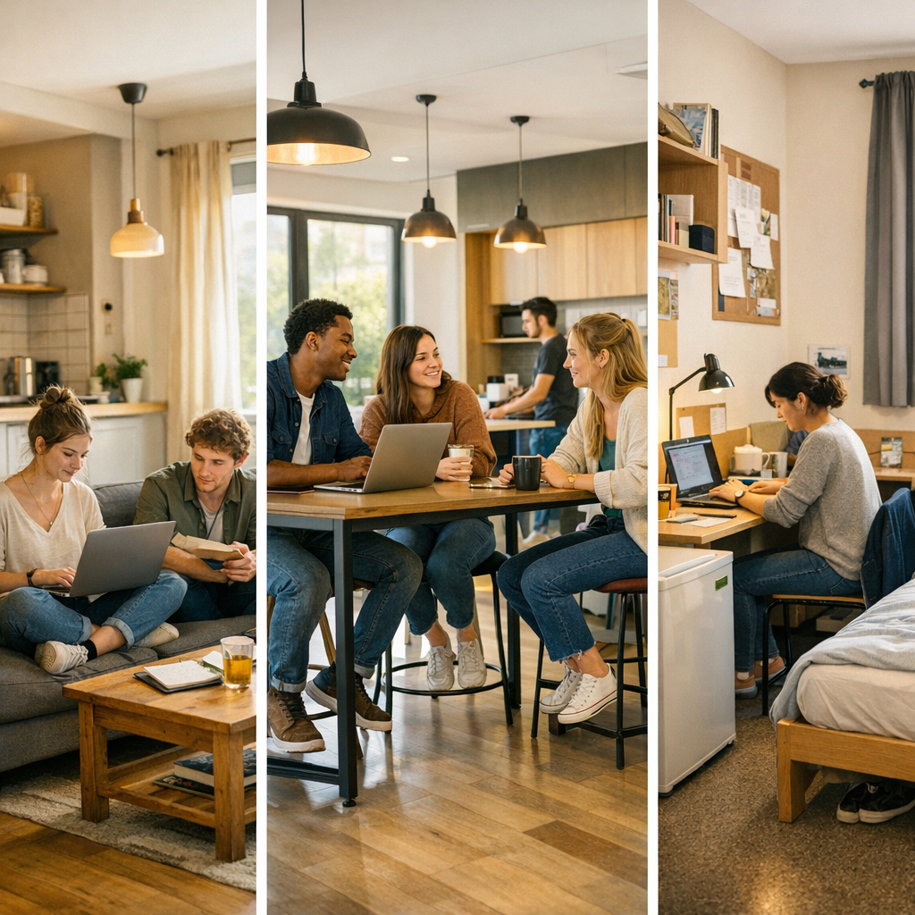 Les types de logements en colocation&nbsp;: appartement, résidence ou Crous