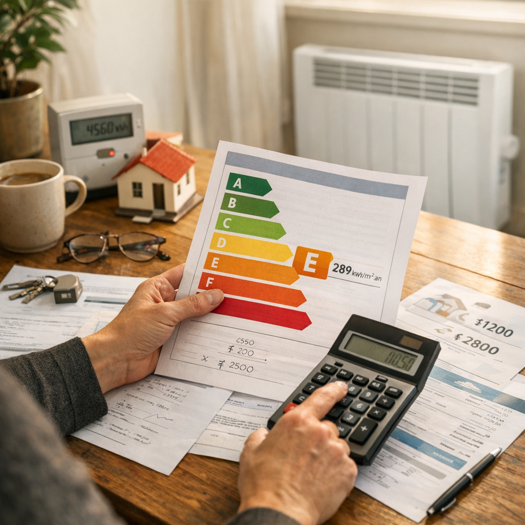Nouveau DPE 2026&nbsp;: l’exemple chiffré d’un logement chauffé à l’électricité