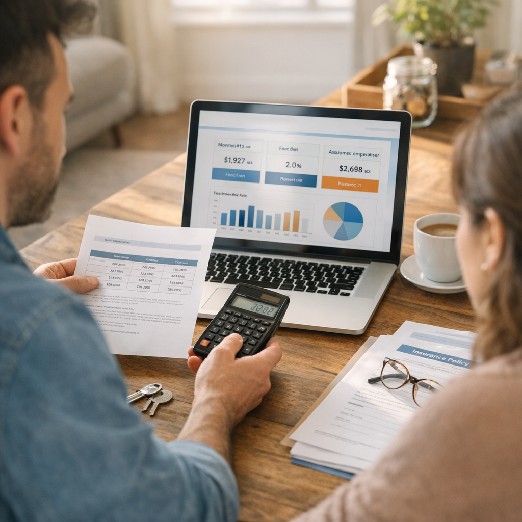 Mensualités, taux fixe et assurance emprunteur&nbsp;: les écarts qui changent le budget