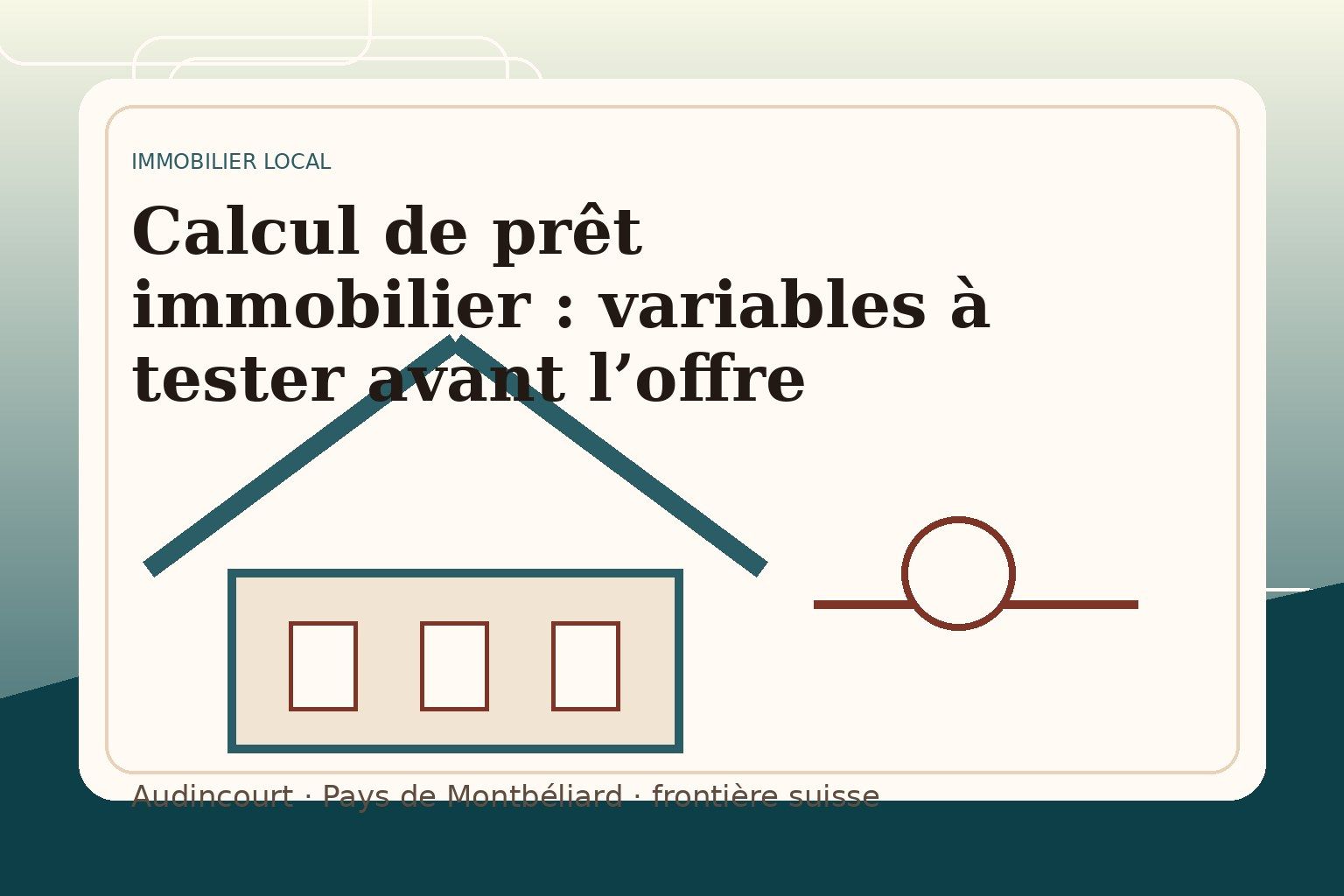 Calcul de prêt immobilier : variables à tester avant l’offre