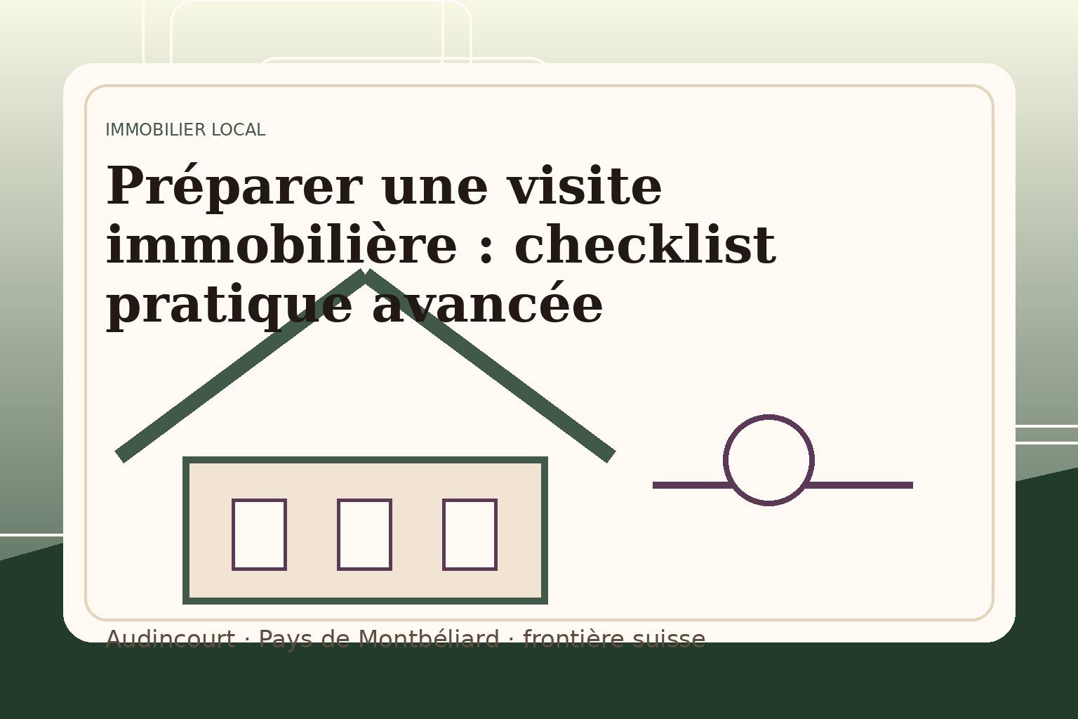 Préparer une visite immobilière : checklist pratique avancée